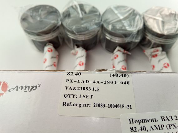 Поршень ВАЗ 21083 82.40, AMP (PX-LAD-4A-2804-040) к-т (21083-1004015) | Зображення 2