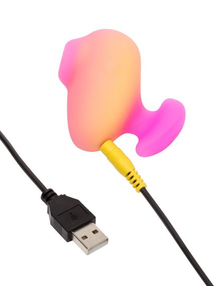 Вібратор з вакуумно-пульсуючою стимуляцією ROMP Kiss помаранчевий sexstyle | Зображення 1