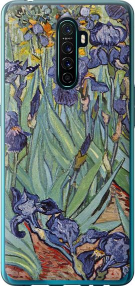 Чехол на Oppo Reno Ace Винсент Ван Гог. Ирисы "161u-1964-17620"