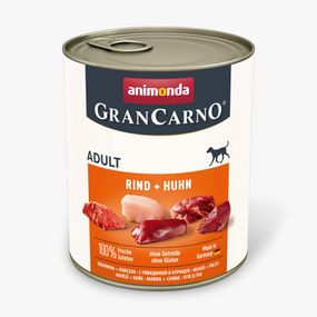 Корм Animonda GranCarno Adult Beef and Chicken влажный с говядиной и курицей для взрослых собак 800 гр