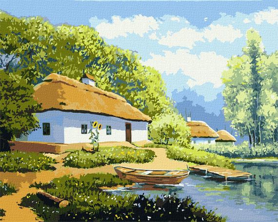 Картина за номерами "Канікули в бабусі" KHO6303 40х50