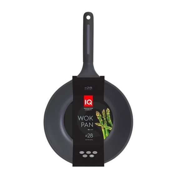 Глибока сковорода WOK Ringel IQ Be Chef IQ-1144-28w ⌀28см З антипригарним покриттям Для всіх типів плит Без кришки | Зображення 2