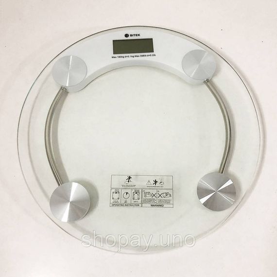 Весы напольные бытовые для людей MATARIX MX-451A 180 кг, Комнатные напольные весы GD-46 | Зображення 1