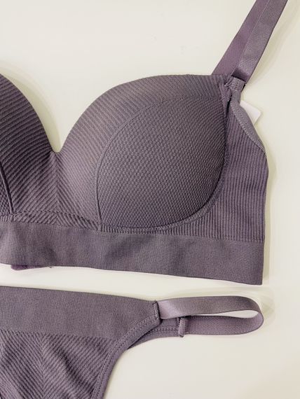 Комплект бюстгальтер і трусики Beisdanna 1306 Бузковий One Size | Зображення 6