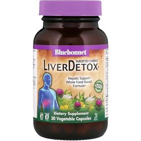 Комплекс для профілактики печінки Bluebonnet Nutrition Targeted Choice, Liver Detox 30 Veg Caps