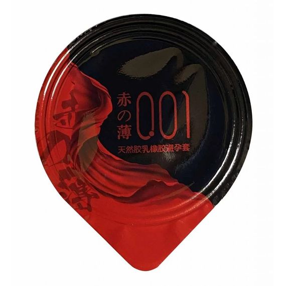 Ультратонкие презервативы с термоэффектом Olo RedBlack, 10 шт. Sex Aura | Зображення 1