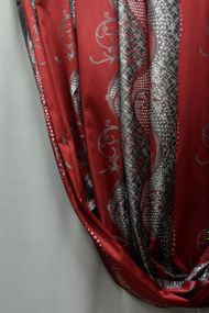 Штора жакард 7153 бордова
