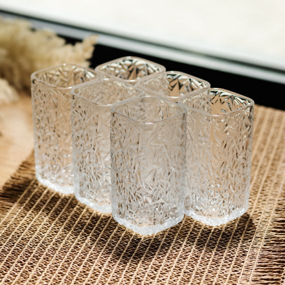 Набір склянок для напоїв Matrix Glass 6 штук по 195 мл HP-17-42 | Зображення 1