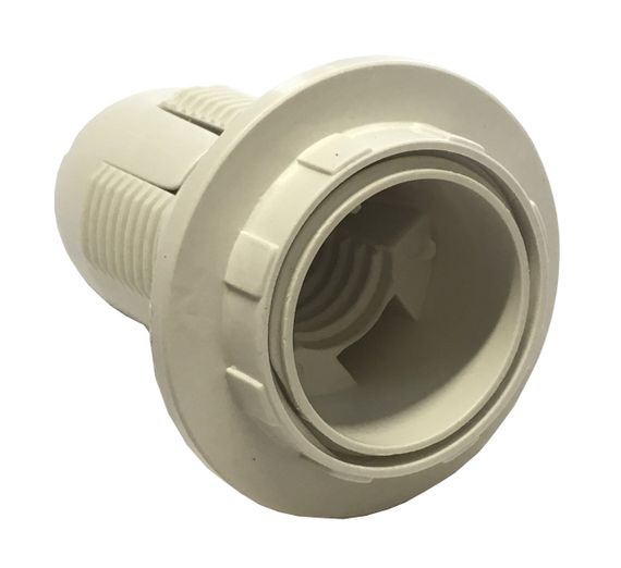 Патрон подвесной с кольцом пластик Е14 белый Ny95000854 | Зображення 1