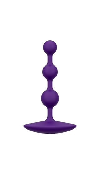 Анальне намисто Romp Amp Dark Purple, силікон, макс. діаметр 2,6 см sexstyle