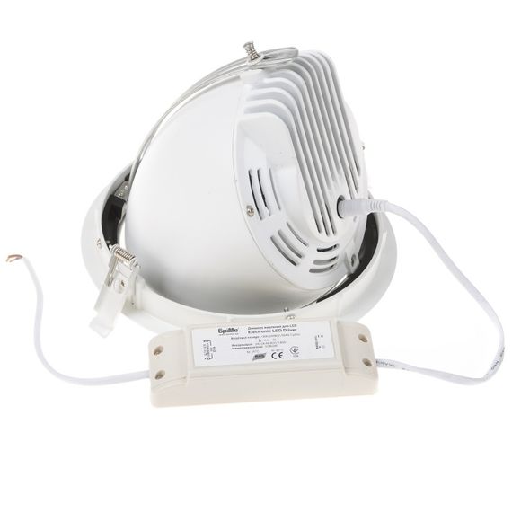 Светильник потолочный LED врезной  LED-168/30W CW WH | Зображення 4