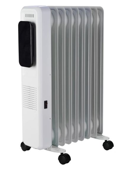 Масляний обігрівач Metier 2.0 кВт, площа обігріву 20 кв.м., білий, Wi-Fi керування (ORE2000-9RC)