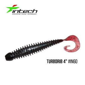 Силиконовая приманка, Съедобный силикон Intech Интеч Turborib 4"5 шт IN60