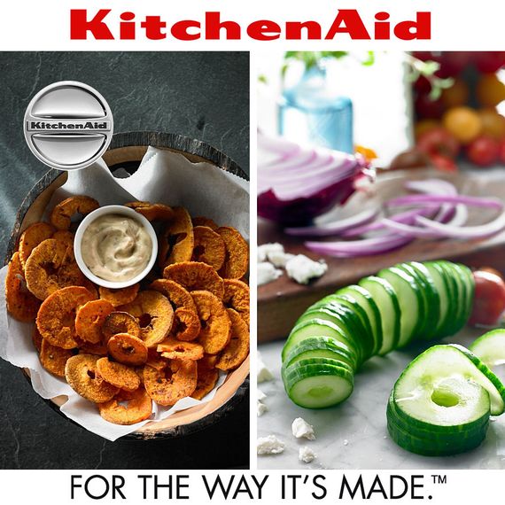 Спиралайзер з функцією очищення, видалення серцевини і спіральної різання KitchenAid 5KSM1APC | Зображення 4