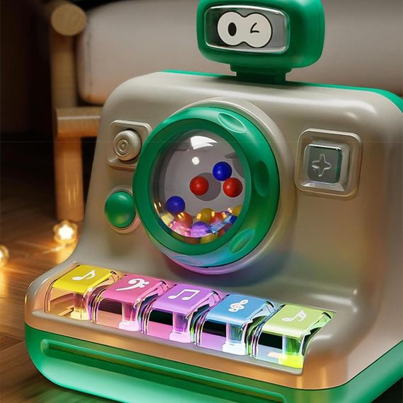 Дитяче електронне міні-піаніно, Іграшка піаніно-пазл для раннього розвитку дітей знижка | Зображення 7