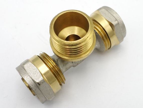 Трійник 16 х 1/2"З  х 16 нерозбірний 10/80 ASCO | Зображення 1