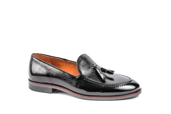 Лаковані лофери, чорний колір 42 розмір | Зображення 3