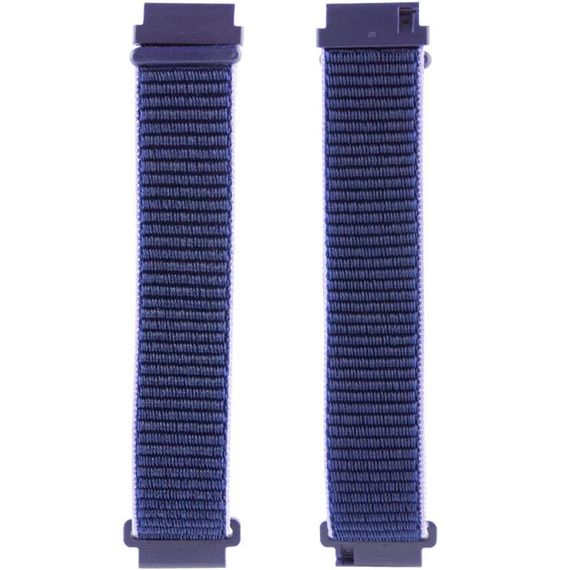 Ремешок Nylon для Smart Watch 20mm Темно-синий / Сиреневый