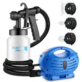 Фарборозпилювач електричний на 800 мл, від мережі, Paint Zoom / Краскопульт ручний / Професійний розпилювач для фарби