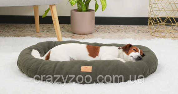 Подушка для собак та котів Ferplast Relax Microfleece 78/8 темно-сіра 78x50 см 83307823 | Зображення 2