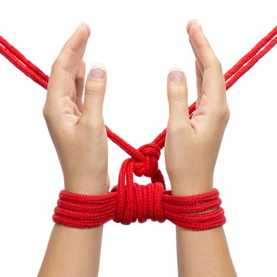 Мотузка - Fetish Bondage Rope Red, 10 м Sex Aura | Зображення 5
