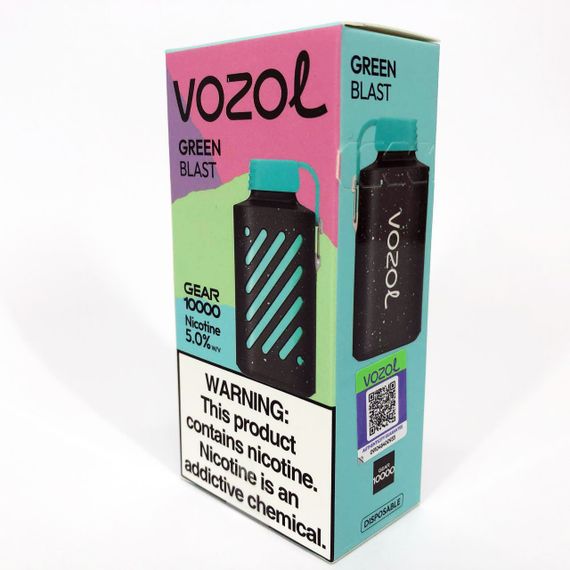 VOZOL 10000 смак Зелене Яблуко Ківі (Green Blast) (ws57893-4) | Зображення 8