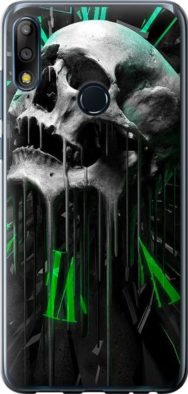 Чехол на Asus Zenfone Max Pro M2 ZB631KL Череп-часы "4100u-1641-17620"
