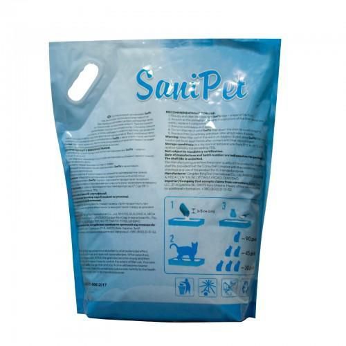 Наполнитель Sani Pet для кошачьих туалетов силикагелевый, 10 л | Зображення 1