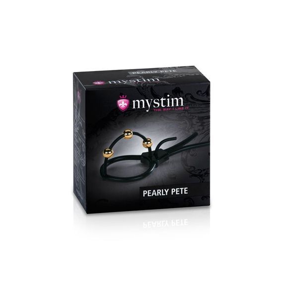 Утяжка для пеніса Mystim Pearly Pete, з трьома кульками | Зображення 2