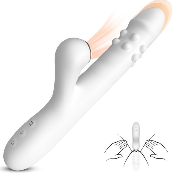 Вібратор - Silicone Vibrator 3 rotating, 7 licking functions | Зображення 1