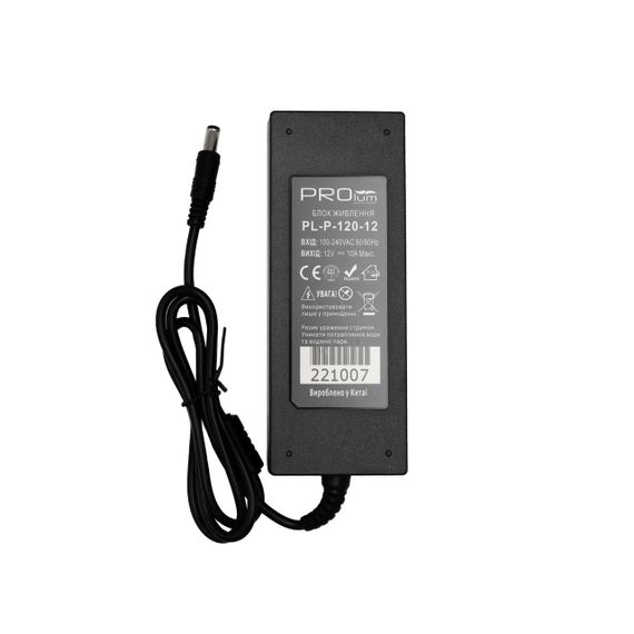 Блок живлення PROLUM 12V 120W 10.0А Series P | Зображення 1