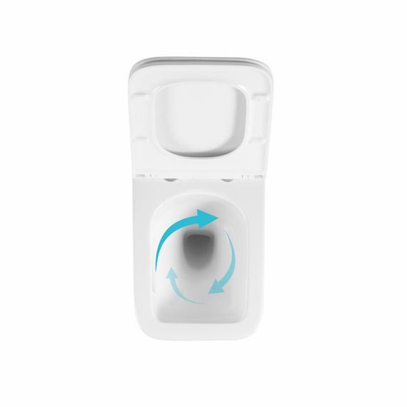 Готове рішення Qtap для ванної кімнати: підвісний унітаз Gemini Ultra Quiet 520×360×350 + комплект інсталяції Nest 4 в 1 | Зображення 5