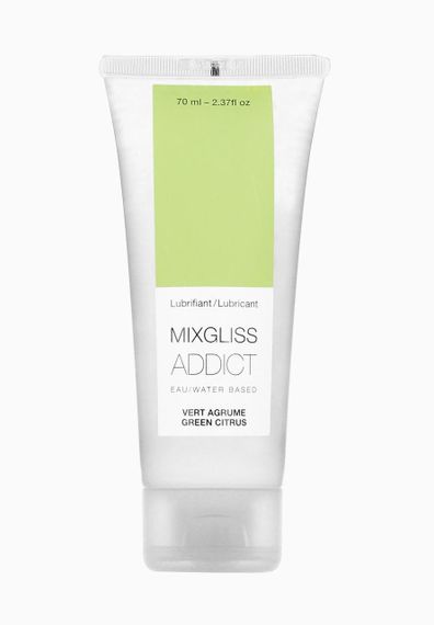 Лубрикант на водній основі MixGliss Addict Green Citrus (70 мл) лайм Sex Aura