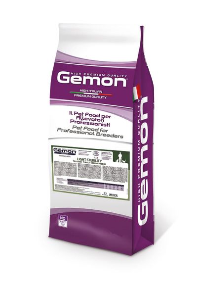 Сухий корм Gemon для дорослих стерилізованих котів з індичкою 20 кг