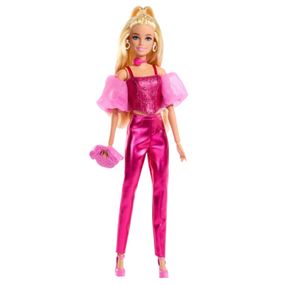 Кукла Barbie Deluxe style Розовая фуксия (JFP40)