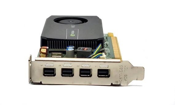 Дискретная видеокарта nVidia NVS 510, 2 GB DDR3, 128-bit / 4x miniDP / SFF б/у | Зображення 2