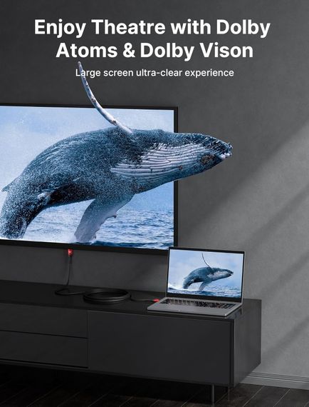 Кабель JSAUX 8K HDMI до HDMI ( 3метра ) | Зображення 2