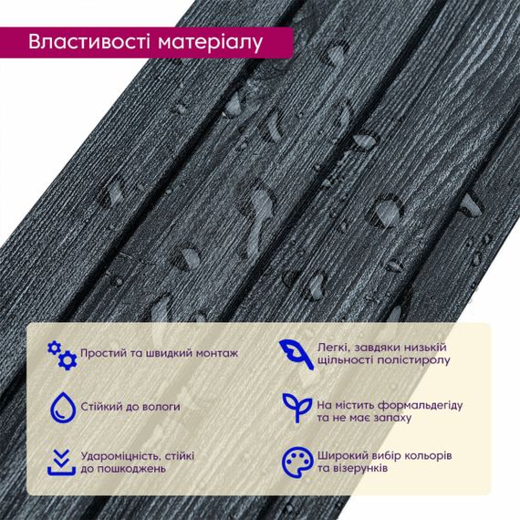 Декоративна PS рейка 2900*120*12мм (D) SW-00002128 | Зображення 3