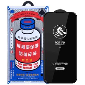 Защитное стекло Remax 3D (GL-27) для Apple iPhone 15 Pro (6.1") Черный