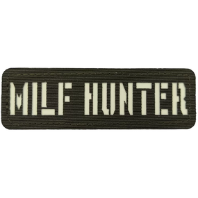Патч / шеврон светящийся Milf Hunter Laser Cut хаки