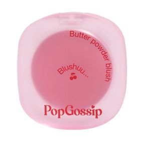 Рум'яна для обличчя з сатиновим фінішем Pop Gossip Blushuu Silky powder blush - №01 Sugar Blush (3.2 g)