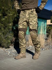 Тактичні Штани G3 з Наколінниками піксель Military mm14