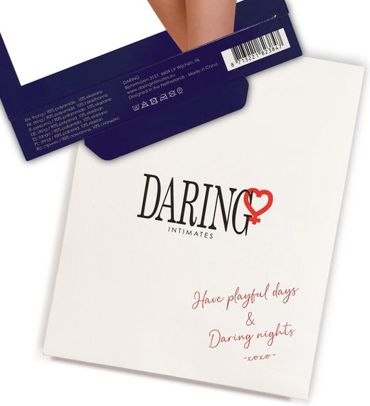 Стрінги з перлами S/M Daring Intimates, чорні | Зображення 5