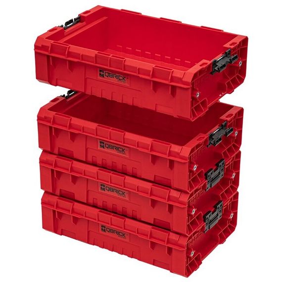Відкритий ящик для інструментів, 18", 450x310x130, SYSTEM PRO Box 130 Red, SKRQPROB1302CZEPG001, QBRICK | Зображення 2