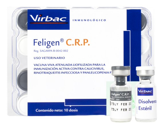 Вакцина Феліген CRP (Feligen CRP) для кішок Virbac 10 шт. | Зображення 1