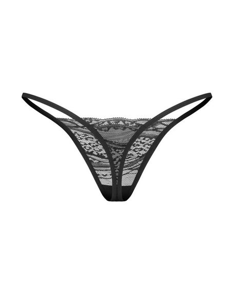 Набор трусиков Obsessive Clara 2-pack thong S/M, Черный, L/XL | Зображення 5