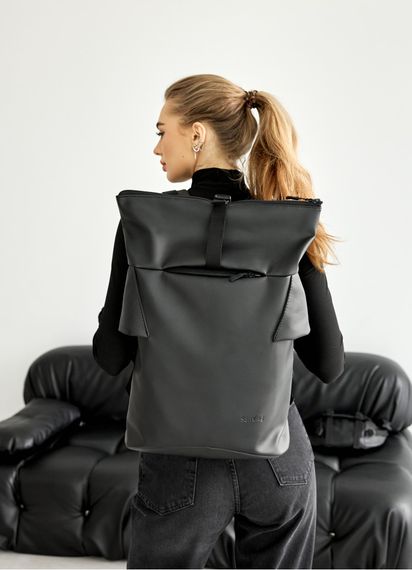 Жіночій рюкзак рол Sambag RollTop KZN чорний 39 х 28.5 х 15 см (24300001) | Зображення 8