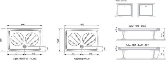 Душевой поддон Ravak GIGANT PRO 120x90 | Зображення 3