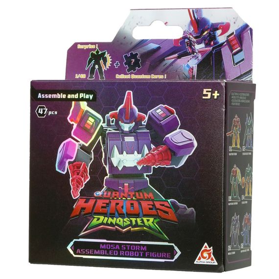 Детский робот-конструктор "Моса Шторм" Dinoster EU580881A-5, 45 деталей