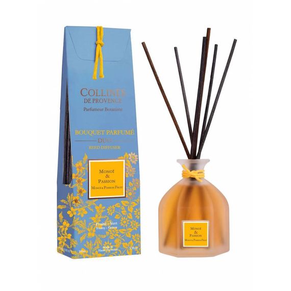 Monoi & Passion Fruit (Моной і маракуйя) аромадифузор Collines de Provence, 100 мл